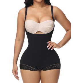 SHAPSHE Fajas Colombianas Shapewear for Women Tummy Control Seamless Body Shaper Compression Garment Open Bust Bodysuit