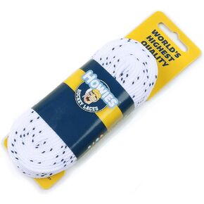 Howies Hockey Skate Laces - 1 Pack - White Wax for Youth, Junior and Senior Skates. Premium Quality