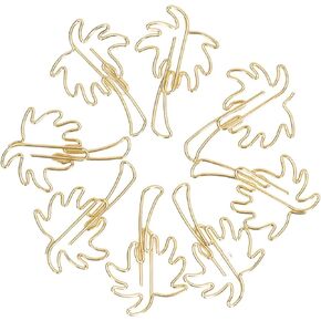 HERCHR 50pcs Paper Clips, Palm Tree Shape Paperclip Fun Paper Clips for School Office Supplies