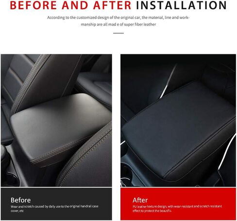 INTGET Car Center Console Cover for Mazda CX5/CX-5 Accessories 2024 2023 2022 2021 2018 2019 2020 Armrest Cover Dog Seat Arm Rest Box Lid Protector(Black) in Saudi Arabia
