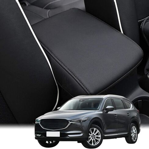 INTGET Car Center Console Cover for Mazda CX5/CX-5 Accessories 2024 2023 2022 2021 2018 2019 2020 Armrest Cover Dog Seat Arm Rest Box Lid Protector(Black) in Saudi Arabia