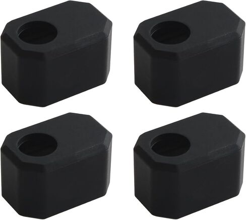 FYSETC Prusa 3D Printer Accessory - MK4 Heater Block Silicone Sock: Easy Install Hotend Part Insulate Protect Hot End Nozzle Print Head Silicone Cover Compatible with Prusa MK3.9 XL - Black, Pack of 4 in Saudi Arabia