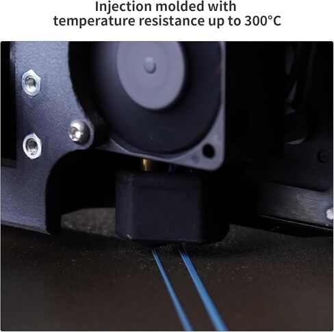 FYSETC Prusa 3D Printer Accessory - MK4 Heater Block Silicone Sock: Easy Install Hotend Part Insulate Protect Hot End Nozzle Print Head Silicone Cover Compatible with Prusa MK3.9 XL - Black, Pack of 4 in Saudi Arabia