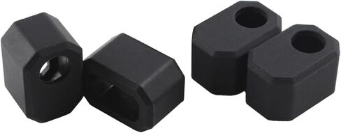 FYSETC Prusa 3D Printer Accessory - MK4 Heater Block Silicone Sock: Easy Install Hotend Part Insulate Protect Hot End Nozzle Print Head Silicone Cover Compatible with Prusa MK3.9 XL - Black, Pack of 4 in Saudi Arabia