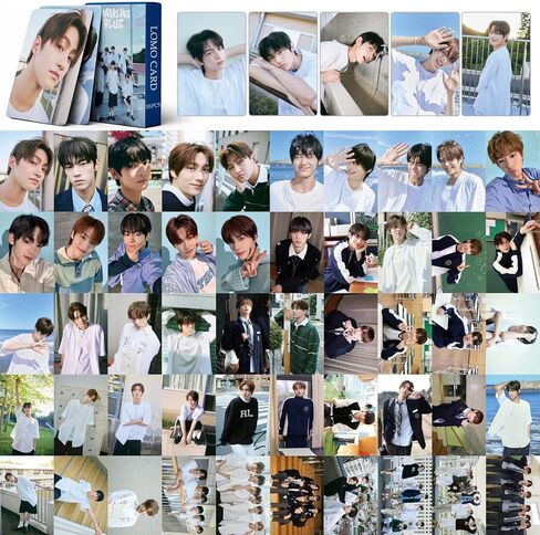 FOURBOM TWS Photocards 55 PCS TWS Sparkling Blue Album Photo Cards KPOP Gift Lomo Cards Merch for TWS Boys and Girls in Saudi Arabia