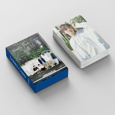 FOURBOM TWS Photocards 55 PCS TWS Sparkling Blue Album Photo Cards KPOP Gift Lomo Cards Merch for TWS Boys and Girls in Saudi Arabia