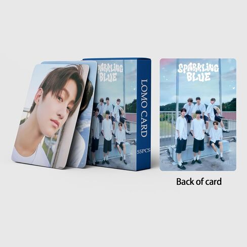 FOURBOM TWS Photocards 55 PCS TWS Sparkling Blue Album Photo Cards KPOP Gift Lomo Cards Merch for TWS Boys and Girls in Saudi Arabia