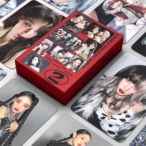 (G) I-DLE Photo Cards 55pcs Gidle 2nd Full Album Photocard Kpop (G) I-DLE Lomo Cards Super Lady Photocard Gift for Fans Daughter (G) I-DLE Merch in Saudi Arabia