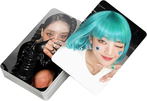 (G) I-DLE Photo Cards 55pcs Gidle 2nd Full Album Photocard Kpop (G) I-DLE Lomo Cards Super Lady Photocard Gift for Fans Daughter (G) I-DLE Merch in Saudi Arabia