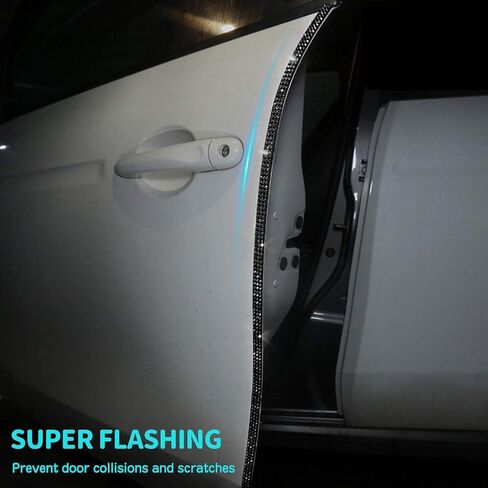 eing 4 x Car Door Edge Strip Scratch Resistant Rubber Strip 90cm White in Saudi Arabia