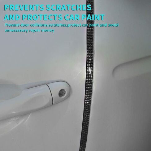 eing 4 x Car Door Edge Strip Scratch Resistant Rubber Strip 90cm White in Saudi Arabia