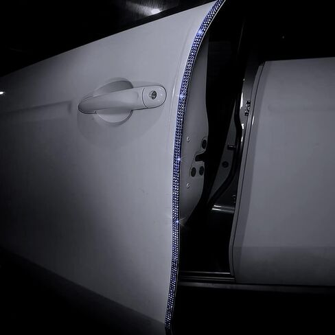 eing 4 x Car Door Edge Strip Scratch Resistant Rubber Strip 90cm White in Saudi Arabia