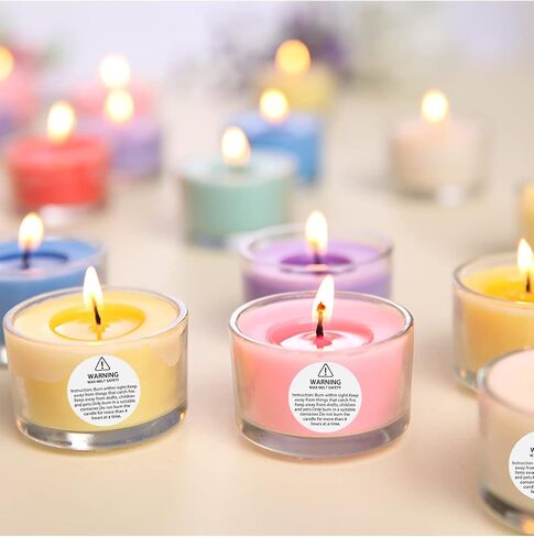 200 pcs Candle Warning Stickers Waterproof Candle Safety Stickers Candle Warning Labels for DIY Candle Making Craft Candle Safe Sticker in Saudi Arabia