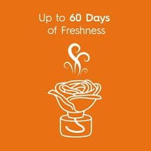 رينوزيت رائحة الزهور الناشر هدية زهرة يدوية الصنع، مملوءة بالزيوت العطرية، ناشر صغير مزخرف، 2.19 أونصة (عبوة من 5) (لحظات سعيدة) in Kuwait