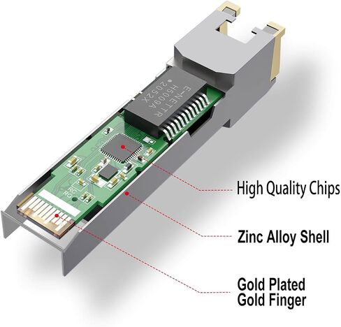 YunvoFib 1000BASE-T Copper 100m SFP to RJ-45 Transceiver Module in Saudi Arabia