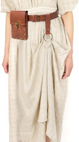 Renaissance Belt Pouch Coin Purse Alight Potion Bottle Skirt Hike Set Medieval Festival Costume Accessories for Halloween in Saudi Arabia