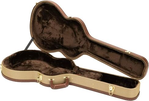 Gretsch G2622T Tweed Hardshell Case for Streamliner Electric Guitars with Brown Plush Interior and Center Storage Compartment in Saudi Arabia