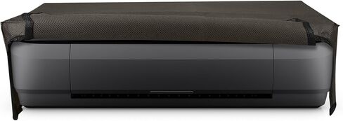 غطاء غبار kwmobile متوافق مع HP Officejet 250 - حافظة الطابعة - غطاء واقي من القماش - رمادي داكن in Kuwait