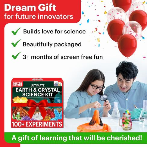 Doctor Jupiter Ultimate Science Gift Set of Science Kit, Electricity Kit for Kids Age 8-12 | Easter, Birthday Gifts for Boys & Girls of 8,9,10,11,12,13,14 Year Olds | STEM Learning & Education Toys in Saudi Arabia