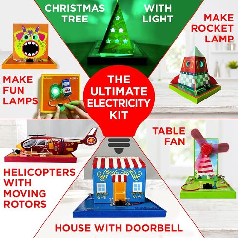 Doctor Jupiter Ultimate Science Gift Set of Science Kit, Electricity Kit for Kids Age 8-12 | Easter, Birthday Gifts for Boys & Girls of 8,9,10,11,12,13,14 Year Olds | STEM Learning & Education Toys in Saudi Arabia