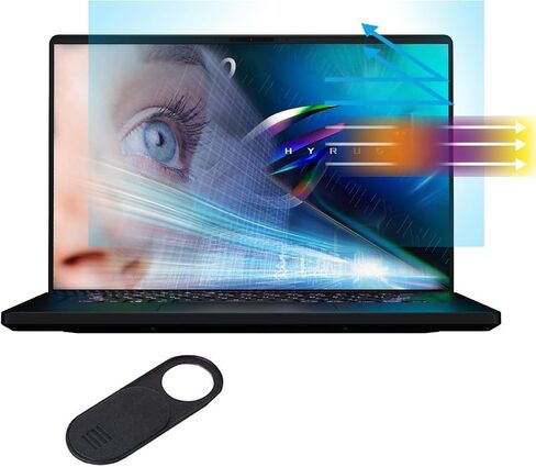 واقي شاشة مضاد للضوء الأزرق لألعاب 2024 2023 ASUS ROG 16 بوصة، Zephyrus M16 G16 GU603 GU604/Zephyrus Duo 16 GX650، Flow X16 GV601، Strix G16 G614 G634، حماية العين الضوء الأزرق، الوهج، مرشح للأشعة فوق البنفسجية in Saudi Arabia