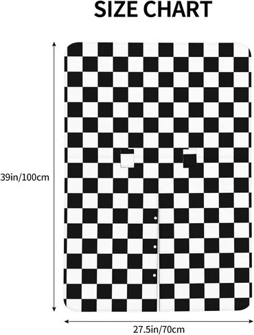 Black White Checkered Baby Car Seat Canopy Cover Multi Use Nursing Cover for Newborn Car Seat Canopy Mom Nursing Breastfeeding Covers Newborn Shower Gift in Saudi Arabia