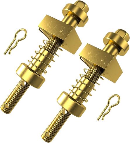 METOWARE Trailer Hitch Pin, 5/8" Dia Anti Rattle Hitch Pin Fits 2" and 2-1/2" Receiver Tubes, Hitch Pin with Extra Safety Clip for Any Hollow Shank Cargo Carrier, Bike Rack, Hitch Step (1 Pack) in Saudi Arabia