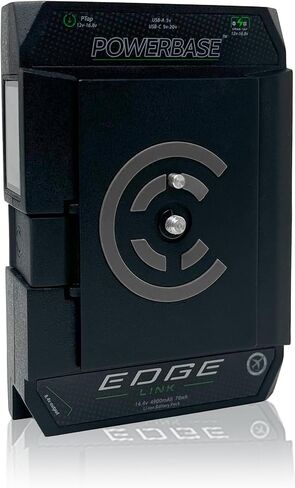 Core PowerBase Edge Link, 4700mAh 70Wh 14.8V with 2X D-TAP, USB-C PD, USB-A, LCD, Compatible with Camera, Camcorder, Monitor, Ideal for Filmmakers and Creators in Saudi Arabia