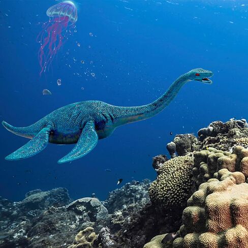 Hiawbon Dinosaur Plesiosaur Model Simulated Dinosaur Figurine Realistic Plastic Dinosaur for Birthday Gift in Saudi Arabia