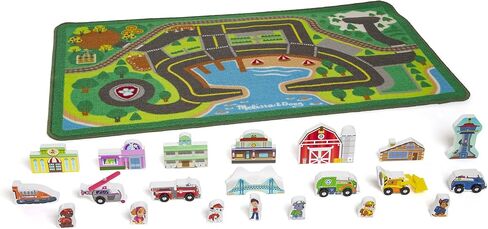 Melissa & Doug PAW Patrol Activity Rug - Adventure Bay (22 Pieces) in Saudi Arabia