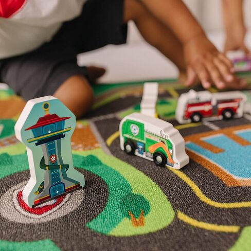 Melissa & Doug PAW Patrol Activity Rug - Adventure Bay (22 Pieces) in Saudi Arabia