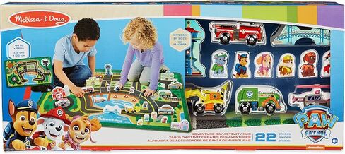 Melissa & Doug PAW Patrol Activity Rug - Adventure Bay (22 Pieces) in Saudi Arabia