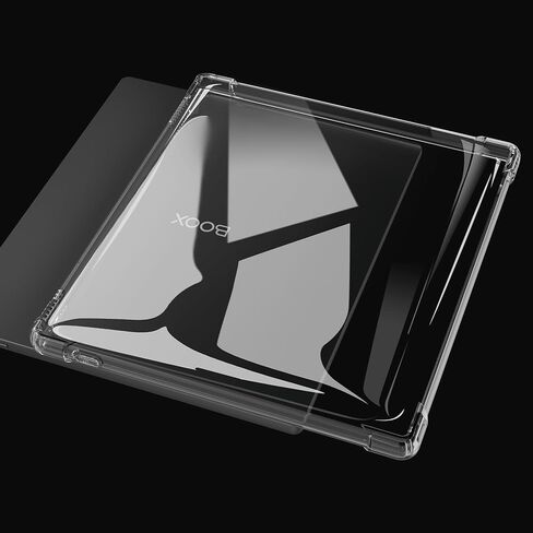 حافظة BOZHUORUI شفافة لجهاز Onyx Boox Leaf2/Leaf3/Leaf3 C/Boox Page/Boox Galileo e-Reader - غطاء خلفي ناعم ومرن من السيليكون الشفاف وخفيف الوزن للغاية (شفاف) in Kuwait