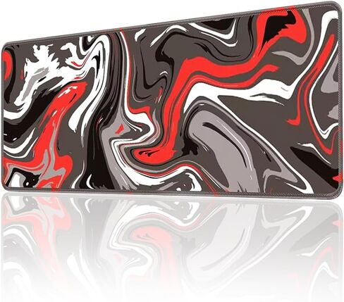 لوحة ماوس للألعاب، وسادة مكتب بنمط سائل مقاس 31.5 × 11.8 بوصة، لوحة ماوس كمبيوتر ممتدة كبيرة ولوحة مفاتيح مطاطية غير قابلة للانزلاق للألعاب والمكتب والمنزل in Kuwait