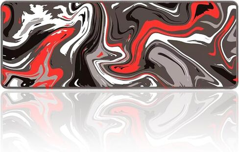 لوحة ماوس للألعاب، وسادة مكتب بنمط سائل مقاس 31.5 × 11.8 بوصة، لوحة ماوس كمبيوتر ممتدة كبيرة ولوحة مفاتيح مطاطية غير قابلة للانزلاق للألعاب والمكتب والمنزل in Kuwait