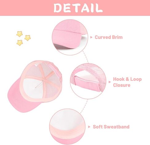 Century Star Mesh Toddler Baseball Hat Baby Boy Sun Protection Beach Cap Infant Toddler Trucker Hats Adjustable Kids Hat in Saudi Arabia