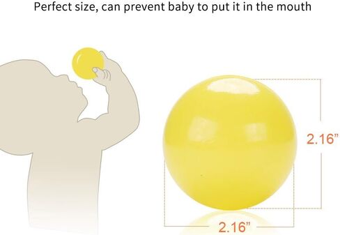 كرات الحفرة الملونة من PlayMaty - كرات محيط بلاستيكية خالية من الفثالات وخالية من مادة BPA للأطفال، ألعاب ممتعة لحفرة السباحة 100 قطعة للأطفال الصغار وبيت لعب الأطفال، خيمة لعب للأطفال، حوض سباحة in Kuwait