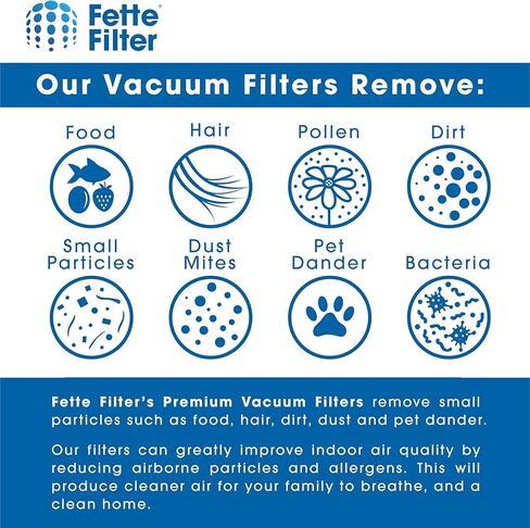 Fette Filter - Upright Vacuum Filter Kit Compatible with Hoover WindTunnel 3 Pro Pet. Compare to Part # 303903001 & 305687002. (Pack of 2) in Kuwait
