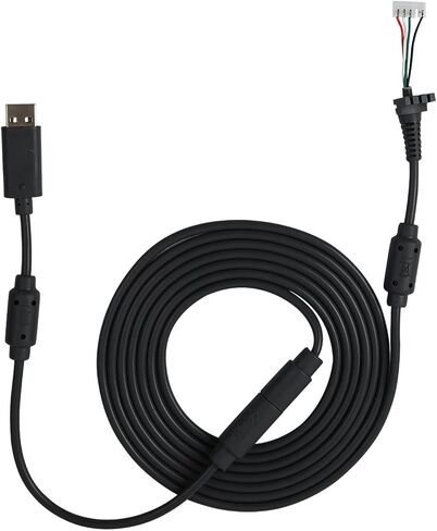 Yoidesu for Xbox 360 Controller USB 4Pin Gamepad Cable Replacement with Breakaway Adapter, for Xbox 360 Controller Dongle USB Breakaway Cable (Black) in Saudi Arabia