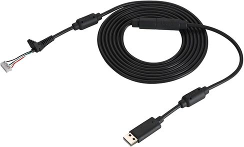 Yoidesu for Xbox 360 Controller USB 4Pin Gamepad Cable Replacement with Breakaway Adapter, for Xbox 360 Controller Dongle USB Breakaway Cable (Black) in Saudi Arabia