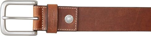 Eddie Bauer Men's Casual Leather Belt with Metal Buckle in Saudi Arabia