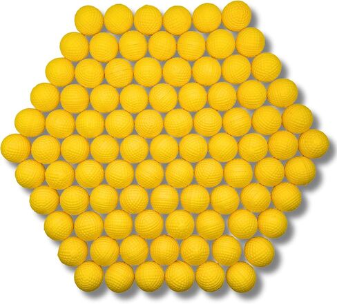 100 عبوة من استبدال ذخيرة الكرات الإسفنجية لبنادق نيرف المتنافسة - متوافقة مع رصاصات نيرف والسهام وكرات فرط وكرات منافسة للعمال والفرس ونماذج مسدسات نيرف الأخرى. in Kuwait