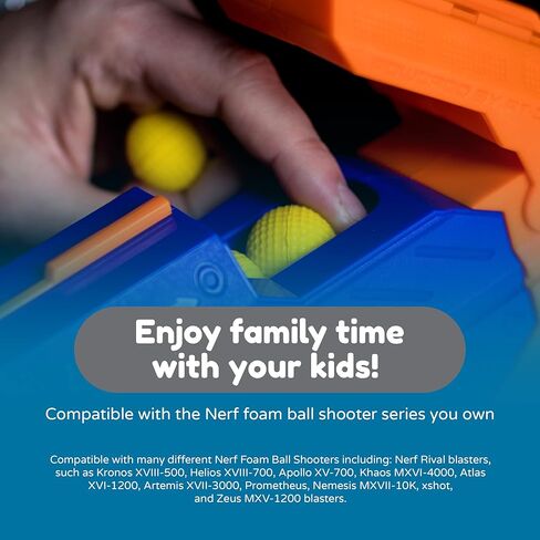 100 عبوة من استبدال ذخيرة الكرات الإسفنجية لبنادق نيرف المتنافسة - متوافقة مع رصاصات نيرف والسهام وكرات فرط وكرات منافسة للعمال والفرس ونماذج مسدسات نيرف الأخرى. in Kuwait
