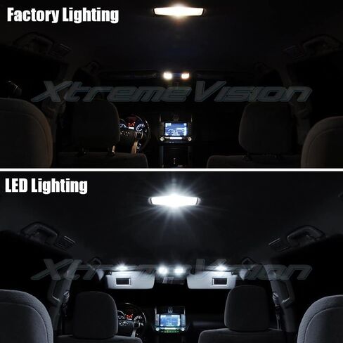 XtremeVision Interior LED for Fiat 500 2012-2015 (3 Pieces) Cool White Interior LED Kit + Installation Tool in Saudi Arabia