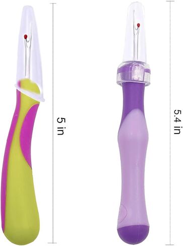 2Pcs Sewing Seam Rippers Seam Thread Removers Stitch Rippers Unpicker Tools,Rubber Seam Ripper Ergonomic Grip Thread Stitch Remover for Sewing Crafting Removing Threads Tools in Saudi Arabia