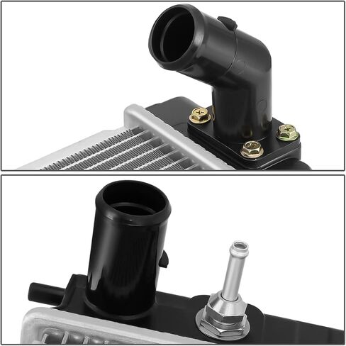 DNA Motoring OEM-RA-13348 مشعاع تبريد من الألومنيوم على طراز المصنع متوافق مع 2013 Infiniti JX35 / 14-19 QX60 AT، 29-7/16 بوصة عرض × 19-9/16 بوصة ارتفاع × 15/16 بوصة عمق، 1-3/8 بوصة مدخل / مخرج 1-3/8 بوصة in Kuwait