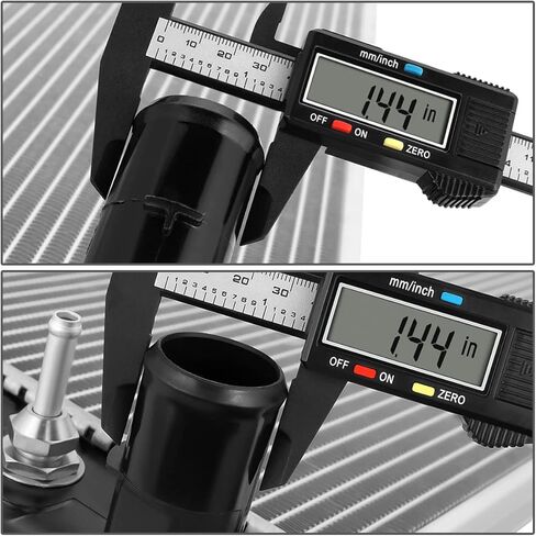 DNA Motoring OEM-RA-13348 مشعاع تبريد من الألومنيوم على طراز المصنع متوافق مع 2013 Infiniti JX35 / 14-19 QX60 AT، 29-7/16 بوصة عرض × 19-9/16 بوصة ارتفاع × 15/16 بوصة عمق، 1-3/8 بوصة مدخل / مخرج 1-3/8 بوصة in Kuwait