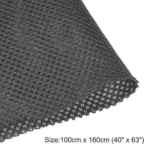 MECCANIXITY Speaker Grill Cloth Black 40" x 63" Stereo Mesh Fabric Protective for Home Speaker Repair with 40" x 63" Dustproof Cloth Dark Grey 2 Pack in Saudi Arabia