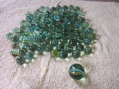 JMK 100 pcs Glass Marbles with Shooter in Saudi Arabia