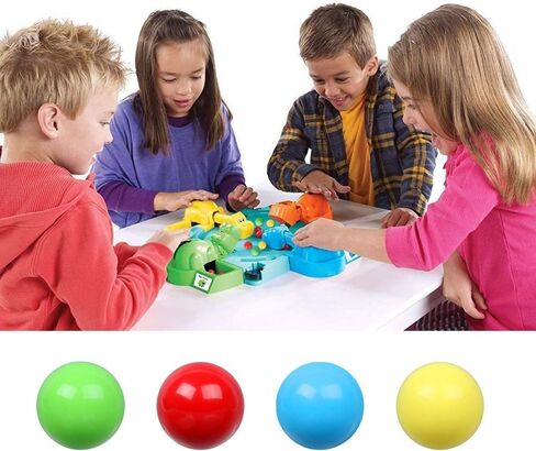 Laviesto Game Replacement Balls, 60 Pieces Game Replacement Marbles Balls Compatible with Hungry Hungry Hippos(4 Colors of Red, Blue,Yellow and Green) in Kuwait